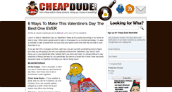 Desktop Screenshot of cheapdude.com